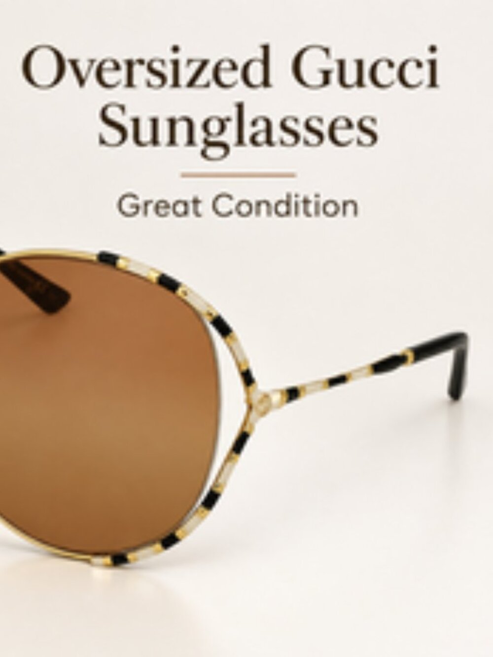 Gucci OverSized Sunglasses